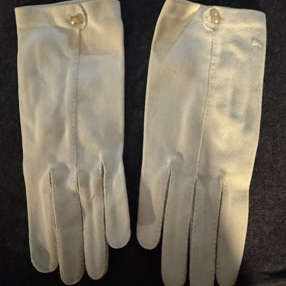 Vintage Dress Gloves 100% Cotton Mid 20th Century 1950-1960s